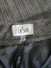 Le Suit Stripes Gray Dress Pants Size 8 - photo 3