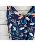 MYNAH Floral Blue One Piece Swimsuit Size 24 - photo 4