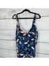 MYNAH Floral Blue One Piece Swimsuit Size 24 - photo 3