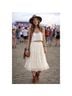 See By Chloé 100% Polyester 100% Viscose Floral White Formal Skirt Size 12 - photo 4