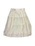 See By Chloé 100% Polyester 100% Viscose Floral White Formal Skirt Size 12 - photo 2