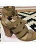 American Eagle Shoes Tan Sandals Size 6 1/2 - photo 6
