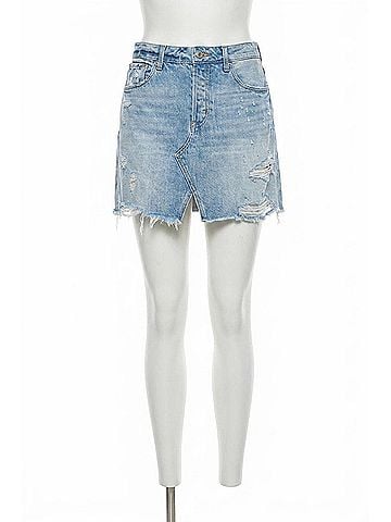 Pistola Women's Lolita High Rise Skirt in Denim (view 1)