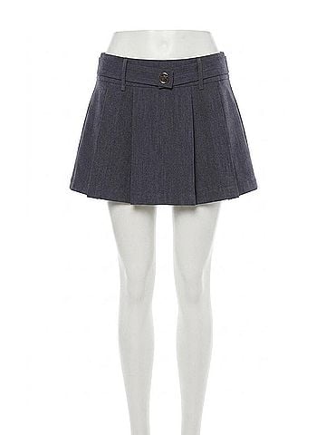 Astr Eirwen Mini Skirt in Grey (view 1)
