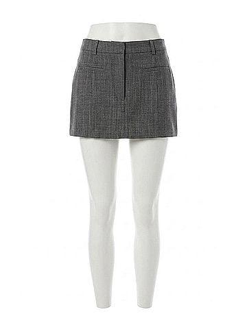 Astr Doria Mini Skirt in Grey (view 1)