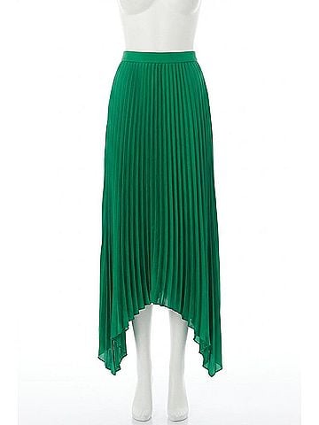 AMUR Olana Midi Skirt in Frog (view 1)