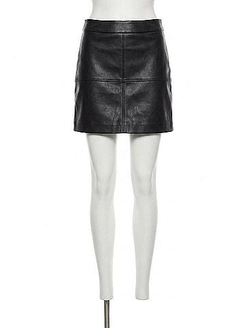 Pistola Skye Utility Mini Skirt in Slate Black (view 1)