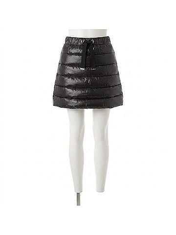 Herno Women's Nylon Ultralight Skirt in Fondente (view 1)