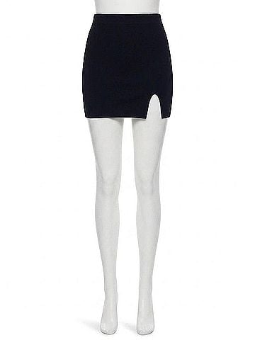 Astr Raven Skirt in Black (view 1)