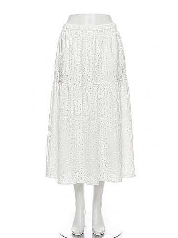 Astr Nalley Skirt in White (view 1)
