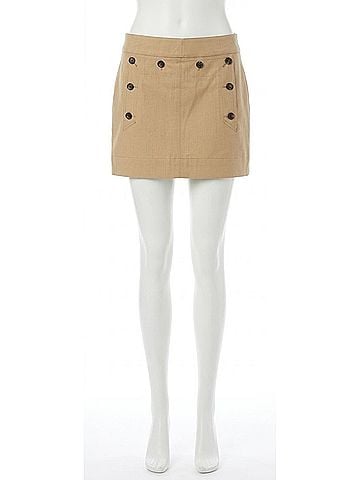 A.L.C. Elli Mini Skirt in Desert Beige (view 1)