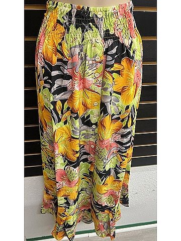 ee:some Women's Bloom Maxi Skirt in Yellow (view 2)