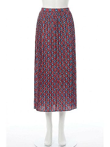 Hunter Bell Piper Midi Skirt in Red (view 1)
