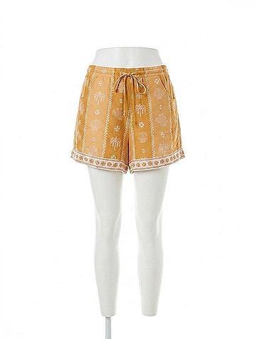 Kivari Tie Waist Short in Sienna (view 1)
