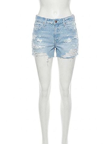Pistola Women's Asher Girlfriend Short in Denim (view 1)