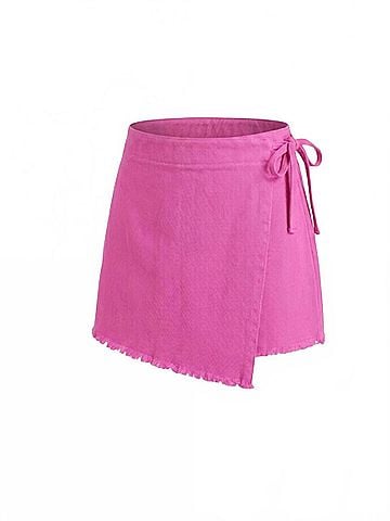 ee:some Women's Urban Edge Mineral Wrap Skort in Hot Pink (view 1)
