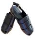 Free People Black Brown Sandals Size 6 1/2 - photo 1