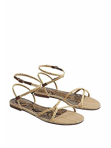 Sam Edelman Women's Ellina Braided Sandal in Natural Raffia (view 2)
