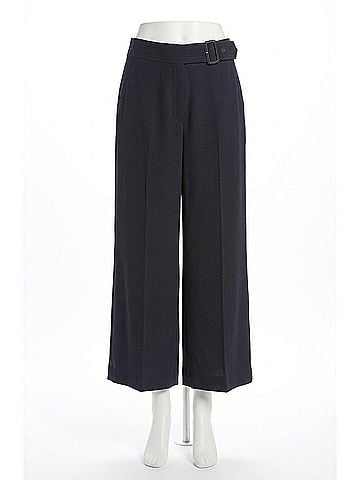 A.L.C. Women's Emily Gaucho Mid-Rise Belted Pants in Navy (view 1)
