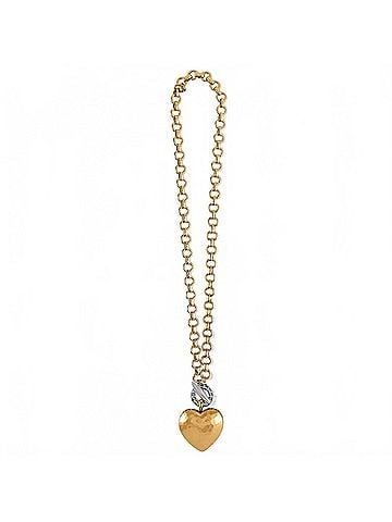 Brighton Inner Circle Heart Toggle Close Pendant Necklace in Gold (view 2)