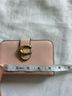 Coach 100% Leather Solid Pink Ivory Leather Wallet One size - photo 12