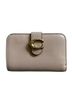 Coach 100% Leather Solid Pink Ivory Leather Wallet One size - photo 1