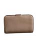 Coach 100% Leather Solid Pink Ivory Leather Wallet One size - photo 2