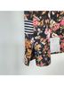 Notations 100% Polyester Floral Stripes Polka Dots Solid Black Pink Gold Yellow White Short Sleeve Top Size M - photo 6
