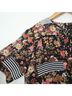 Notations 100% Polyester Floral Stripes Polka Dots Solid Black Pink Gold Yellow White Short Sleeve Top Size M - photo 5
