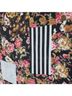 Notations 100% Polyester Floral Stripes Polka Dots Solid Black Pink Gold Yellow White Short Sleeve Top Size M - photo 11