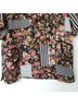 Notations 100% Polyester Floral Stripes Polka Dots Solid Black Pink Gold Yellow White Short Sleeve Top Size M - photo 7