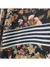 Notations 100% Polyester Floral Stripes Polka Dots Solid Black Pink Gold Yellow White Short Sleeve Top Size M - photo 9