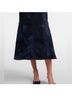 Erdem Floral Blue Denim Skirt Size 4 - photo 4