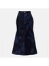 Erdem Floral Blue Denim Skirt Size 4 - photo 3