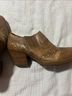 Born 100% Leather Brown Gold Ankle Boots Size 6 1/2 - photo 5