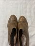 Born 100% Leather Brown Gold Ankle Boots Size 6 1/2 - photo 4