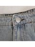 Forever 21 Blue Denim Skirt Size L - photo 6