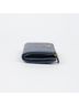 Prada 100% Leather Blue Metal Logo Compact Wallet One size - photo 10