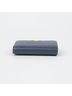 Prada 100% Leather Blue Metal Logo Compact Wallet One size - photo 6