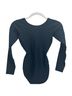 Isotoner Solid Multi Color Blue Bodysuit Size M - photo 2