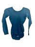 Isotoner Solid Multi Color Blue Bodysuit Size M - photo 1