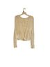 Free People Ivory Long Sleeve Blouse Size L - photo 1