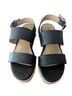 Seven Dials 100% Leather Black Wedges Size 6 1/2 - photo 1