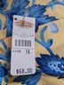 Talbots 100% Rayon 100% Acetate Floral Yellow Blue Casual Skirt Size 16 - photo 5