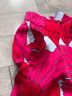 Joie Floral Red Pink Silk Pants Size XS - photo 7