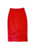 A.L.C. 100% Polyester 100% Silk 58% Viscose 42% Acetate Floral Red Pink Casual Skirt Size 0 - photo 1