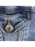 Garage Solid Blue Jacket Size S - photo 7