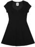 UNIF 100% Polyester 98% Polyester 2% Spandex Black Casual Dress Size M - photo 1