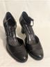 Etienne Aigner 100% Leather Black Heels Size 7 - photo 5