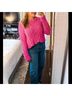 Free People Camo Pink Casual Sweaters Size M - photo 2